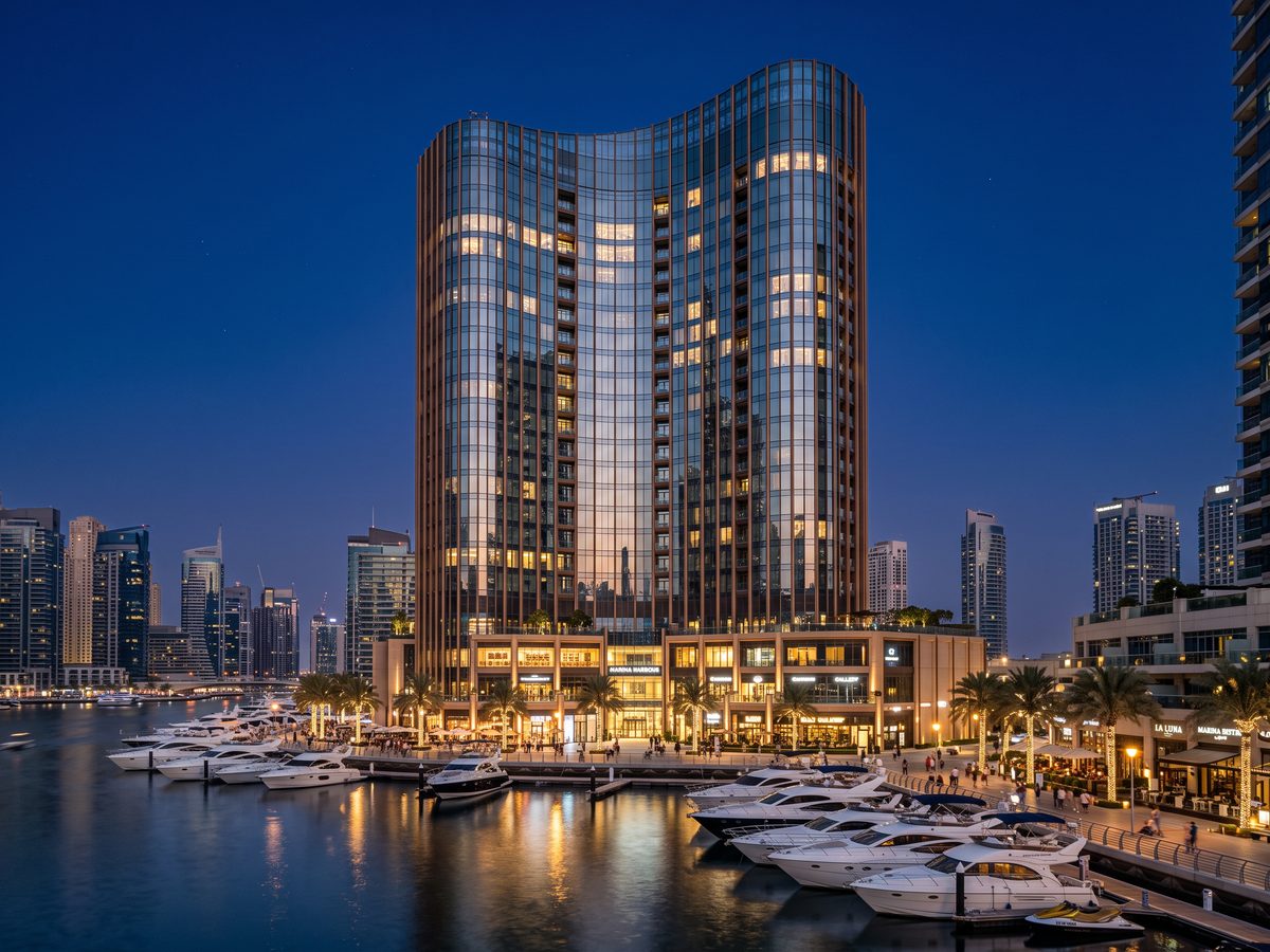 Marina Heights — Mixed-use tower · Visualization, Dubai, UAE